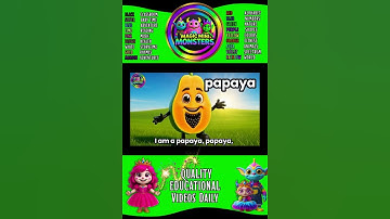 Dancing Fruit Sight Words | Where