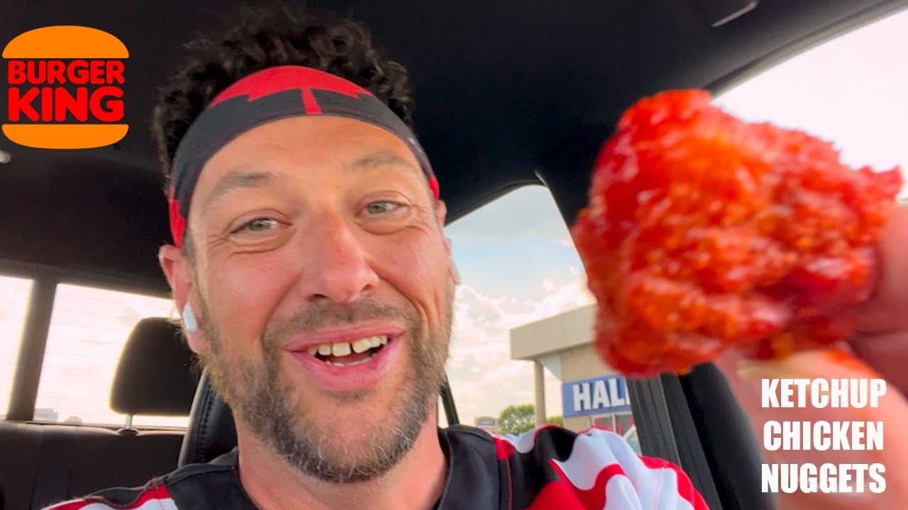 BURGER KING - KETCHUP NUGGETS REVIEW - YouTube