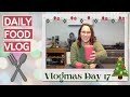 Vlogmas Day 17 | What I eat in a day (& how we've stocked for lockdown)