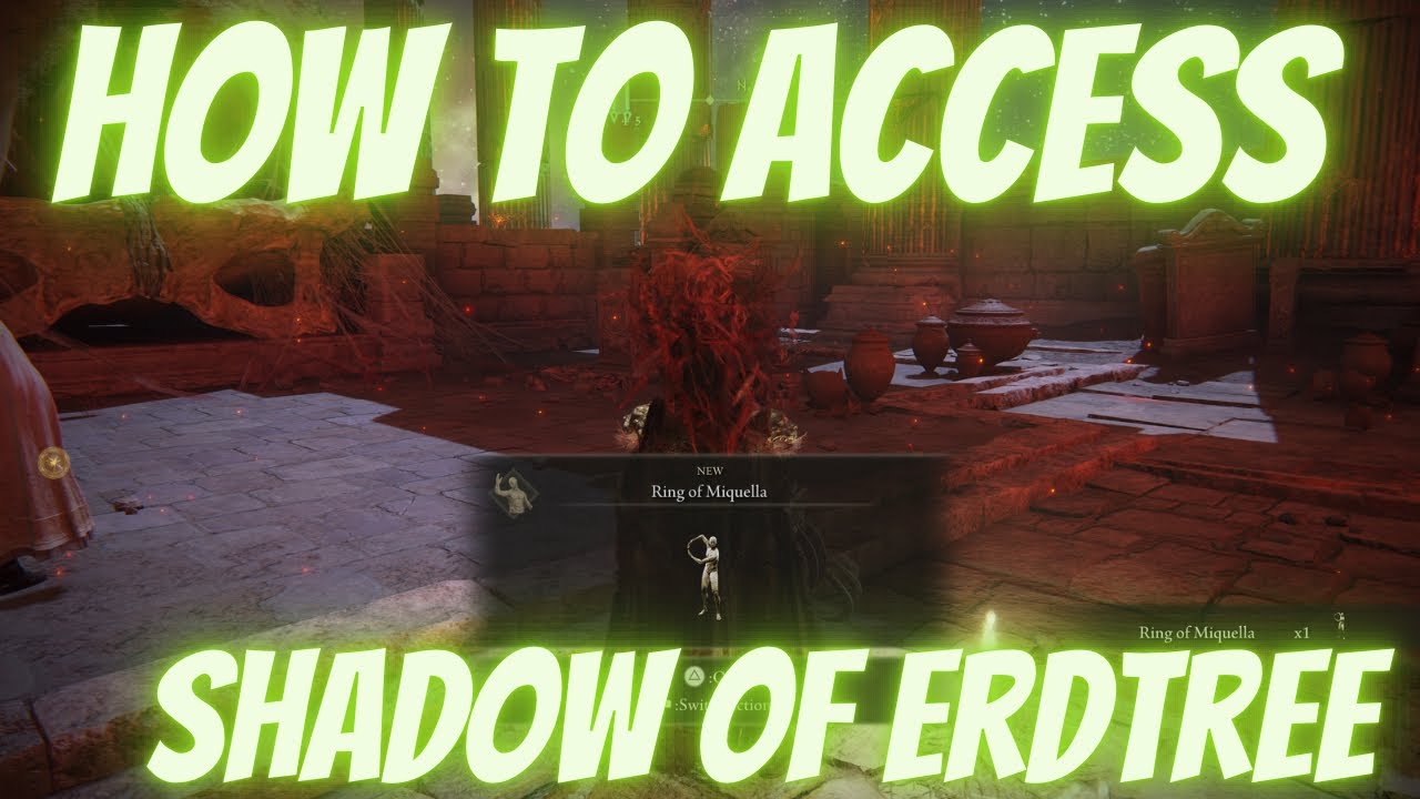 How to Access Elden Ring Shadow of the Erdtree DLC for Playstation 5 ...