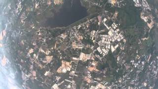 Wingsuit flatspin over Thailand