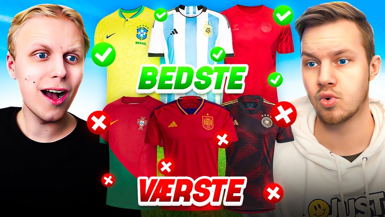 VM 2022 TRØJE TIERLIST MED KRAUS!