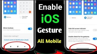 How to Enable iOS swipe Gestures in any Android Mobile !! Enable Full Screen Gestures in Android screenshot 3