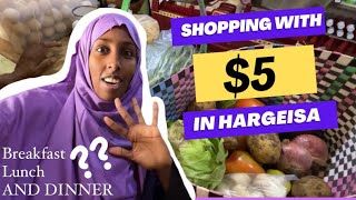 WHAT $5 can get you in AFRICA - CHEAP GROCERY SHOPPING IN HARGEISA SOMALILAND 2023