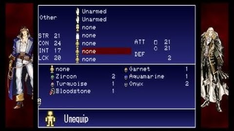 Castlevania SOTN - Count Olrox : No equipment, spells, familiars, sub-weapons or alternate forms
