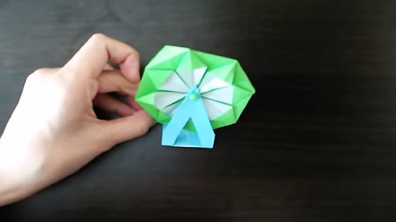 観覧車 折り紙 Ferris Wheel Origami Youtube