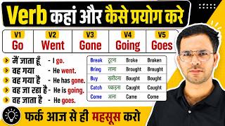 3 Verbs Forms in English v1 v2 v3 v4 v5 | Verb forms in English Grammar | Form of Verbs in English