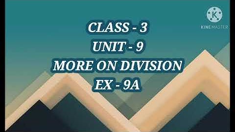 Class3 Unit-9 Ex-9A
