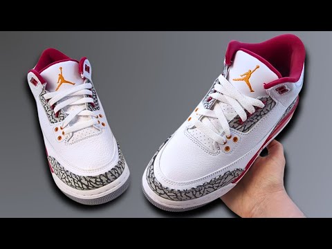 HOW TO LACE NIKE AIR JORDAN 3s (THE BEST WAY!) - YouTube display picture 1