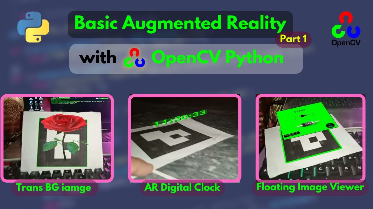Basic Augmented Reality With Opencv Python Part 1
