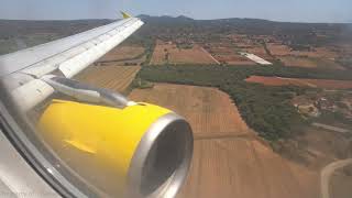 [FLIGHT LANDING] Vueling A320 - Sunny Landing at Palma de Mallorca