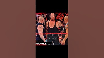 Undertaker vs Brock Lesnar vs Goldberg At Royal Rumble 🥵 Edit
