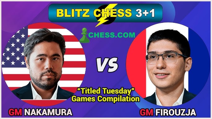 Hikaru Nakamura vs Daniil dubov, Blitz chess online 3+1, Games  Compilation