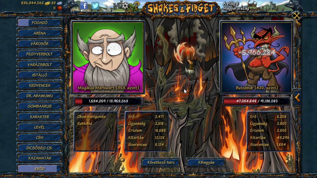 Shakes & Fidget - (s3) - Árnyvilág 12. kazamata 9-10. szint