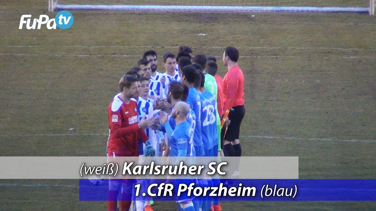 Karlsruher SC - 1.CfR Pforzheim, Testspiel am 22.2.2017, Zusammenfassung