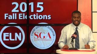 Elon SGA Fall 2015 Elections: Kenneth Brown Jr.