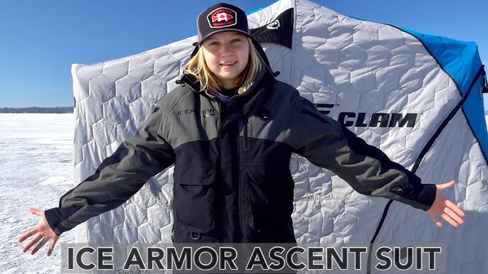 CLAM IceArmor Float Suit Review #icefishing #safetyfirst #floating #clam # fishing #falling 