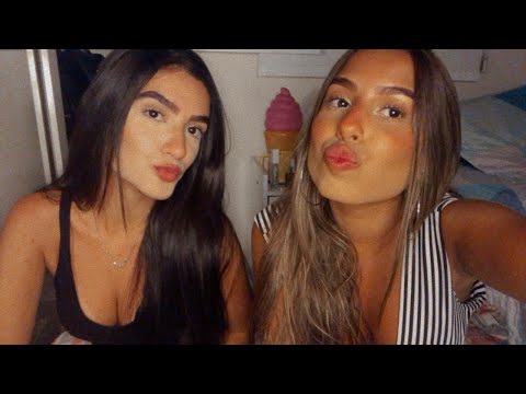 ASMR AO VIVO COM MINHA AMIGA CAROL 👯‍♀️
