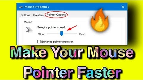 How to Change Mouse Pointer Speed on Windows | Surya Tecnico