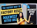 How to factory reset hard reset maxwest nitro n62