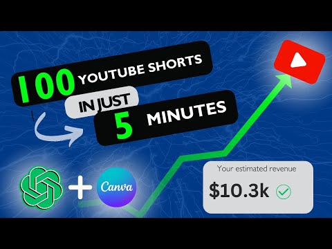 How I Made 100 YouTube Shorts in Just 5 MINUTES for a Faceless YouTube Channel
