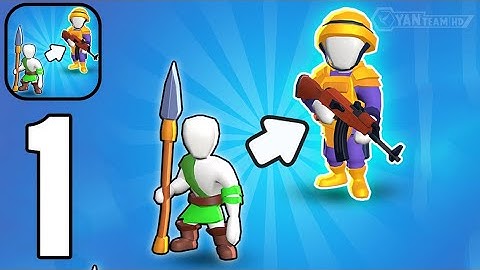 Army Evolution Clash Of Ages - Gameplay Walkthrough Part 1 stick war army commander (Android,iOS)