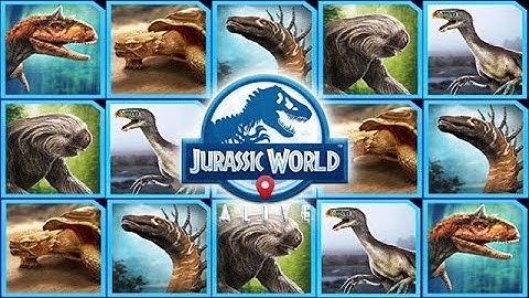 ALL RARE RAID BOSSES DEFEATED (JURASSIC WORLD ALIVE)