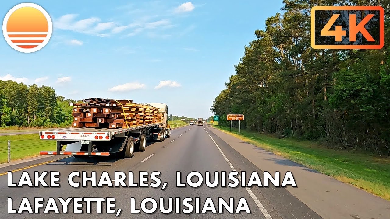 Lake Charles, Louisiana to Lafayette, Louisiana! Drive with me! YouTube