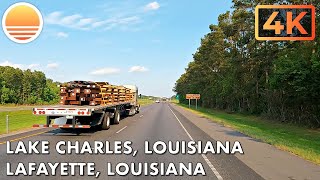 Lake Charles, Louisiana to Lafayette, Louisiana! Drive with me!