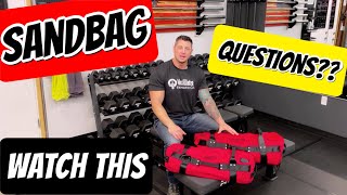 HOW TO FILL YOUR SANDBAGS | REP FITNESS Garage gym Review!