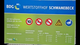 Wertstoffhof In Schwanebeck ... Bdg Kreiswerke-Barnim