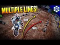 Supercross 4 has MULTIPLE LINES in Rhythm Sections!