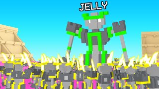 Jelly Vs Crainer Army In Clone Drone In The Danger Zone!