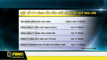 QUỸ BÌNH ỔN GIÁ XĂNG DẦU DƯ HƠN 5.100 TỶ ĐỒNG |FBNC