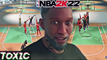 DID A 3v3 AGAINST IRL IN NBA 2K22 | SH*T GOT TOXIC