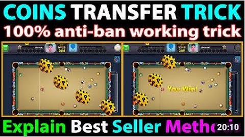 how to transfer coin on pc 8ball pool