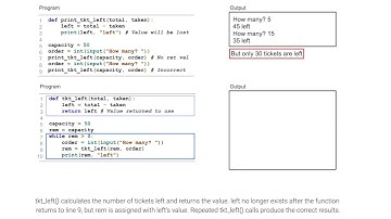Returning a value from a function; ch 6, video 11