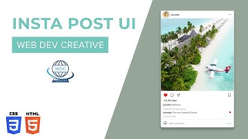 Instagram Post UI Design | using HTML & CSS | Step by Step