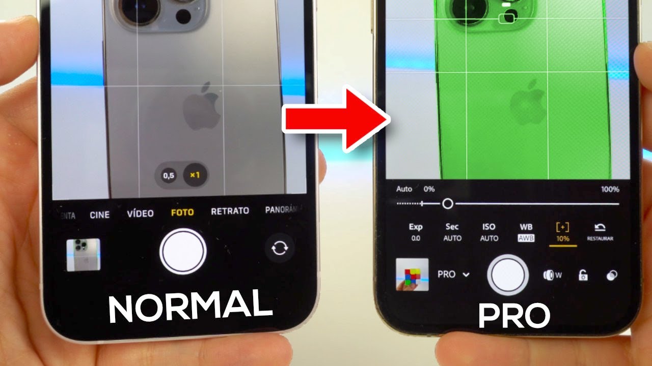 CONVIERTE tu iPhone en una cámara PROFESIONAL 📸 - YouTube