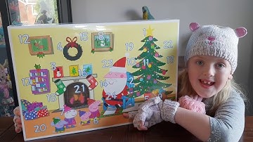 🎅🐷 Peppa pig cartoon Advent Calendar Hot Christmas toy opening presents Farther Christmas 2020 ☃️ 🎁