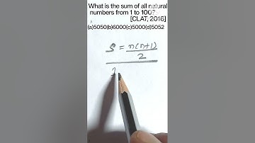 Sum of All Natural Numbers 1 to 100