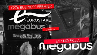 Eurostar Business Premier Paris to London Then Megabus to Newcastle