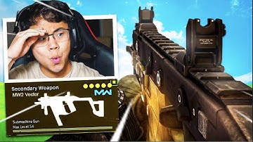 THE MW2 VECTOR is INSANE on WARZONE 👀