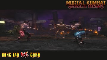 Killing GORO (Kung Lao Story Part 15) - Mortal Kombat Shaolin Monks |HARD 1080p Gameplay