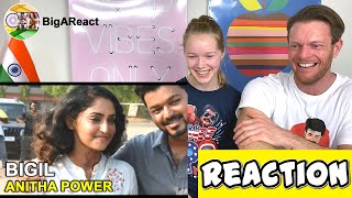 BIGIL ANITHA POWER SCENE REACTION | Thalapathy Vijay | #BigAReact