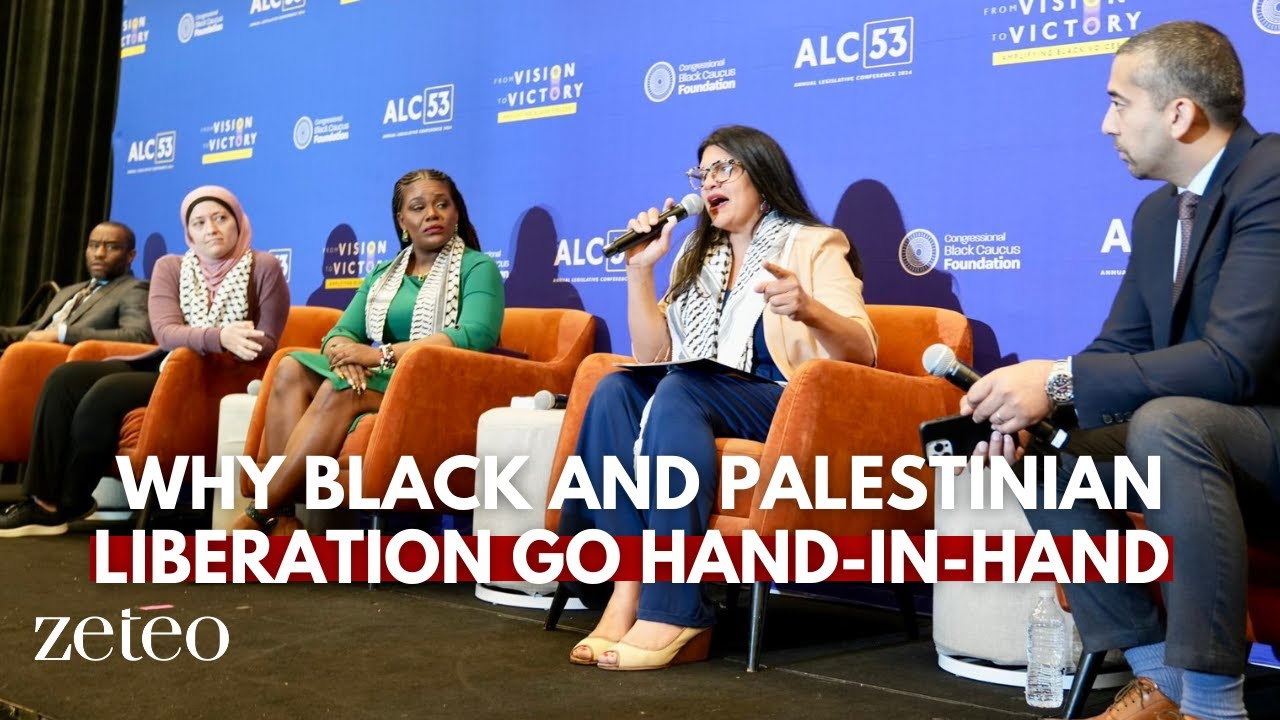 ‘Until Palestine is free…not one single one of us in this room is free.’