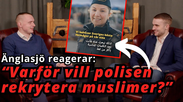 Polisen vill rekrytera "Sveriges bästa" araber - Änglasjö reagerar