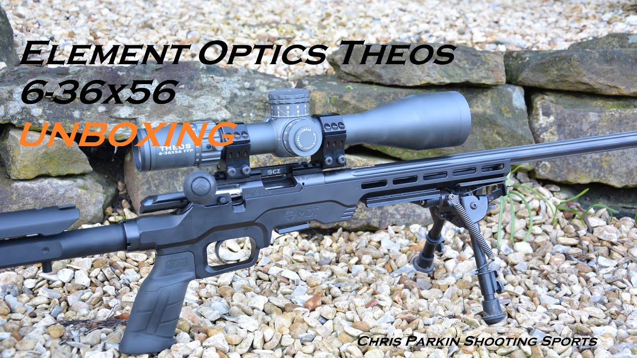Element Optics Theos 636x56 FFP MRad, UNBOXING YouTube