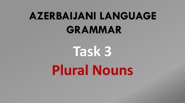 Task3. Can you use these Singular Nouns in Plural Form? 20.02.2020