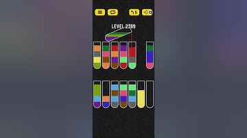 Water sort puzzle level 2399